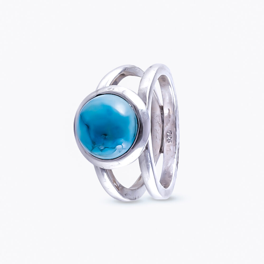 ANILLO PLATA 925 PIEDRA NATURAL VARIOS COLORES REDONDA