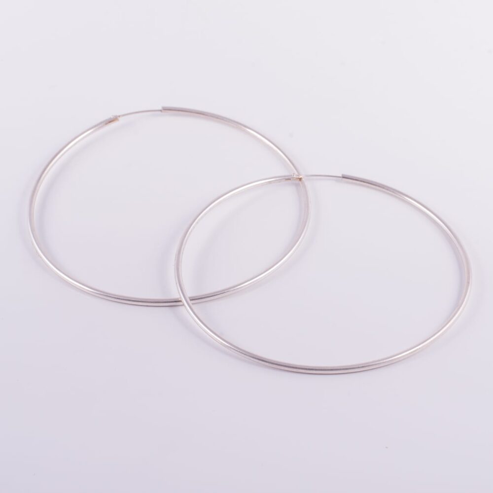 AROS DE PLATA 925 ARGOLLA LISA-A5319x - Imagen 2