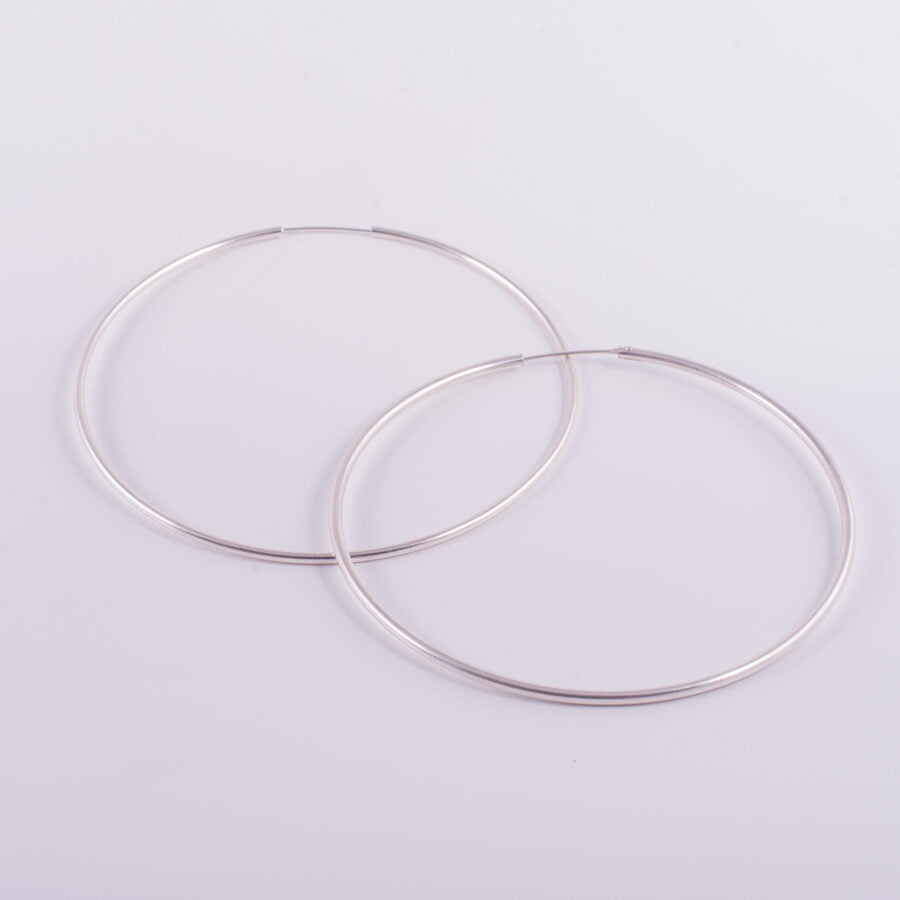 A5321 - AROS DE PLATA 925 ARGOLLA LISA 70MM