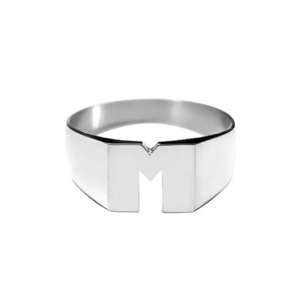 ANILLO DE PLATA 925 INICIAL SIMPLE - JOPE11