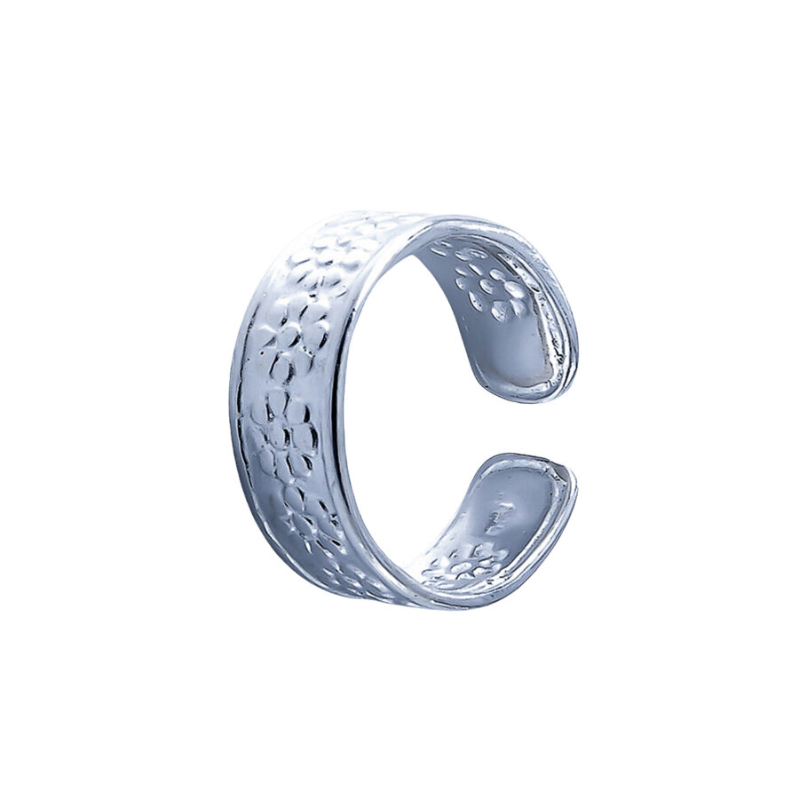 ANILLO DE PLATA 925 MIDI FLORES LABRADAS - AP1083