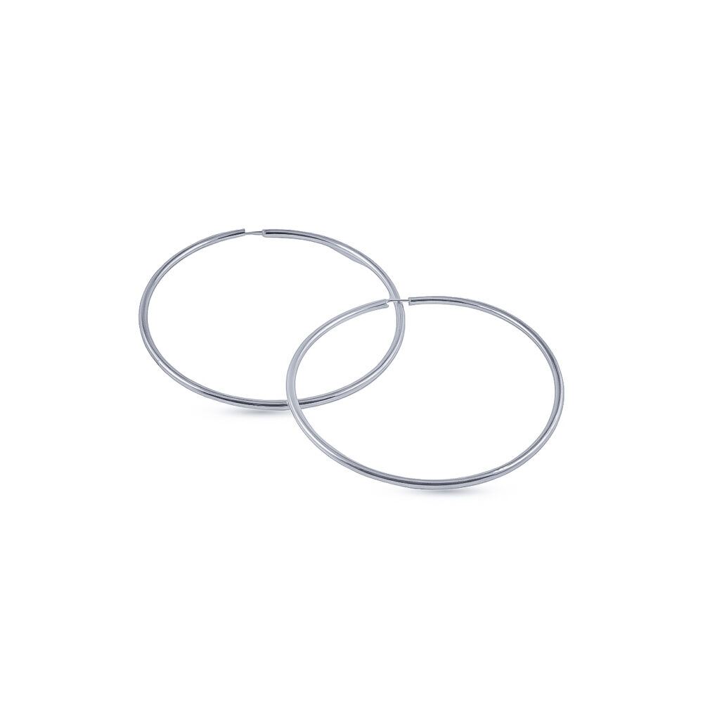 AROS ARGOLLA DE PLATA 925 CUBANA 80 MM-ARC21x