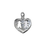 DIJE DE PLATA 925CORAZON CON NIÑOS CALADOS -D202 - Imagen 2
