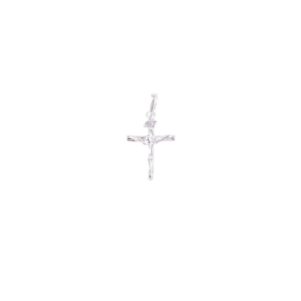 D2120 - DIJE PLATA 925 CRUZ CON JESUS FINA