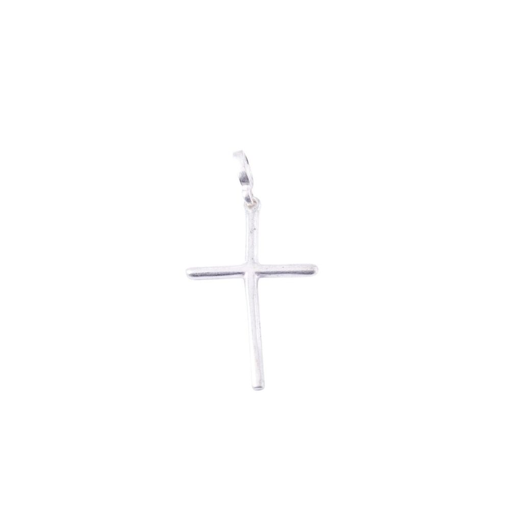 D2124 - DIJE DE PLATA 925 CRUZ COLGANTE GRANDE