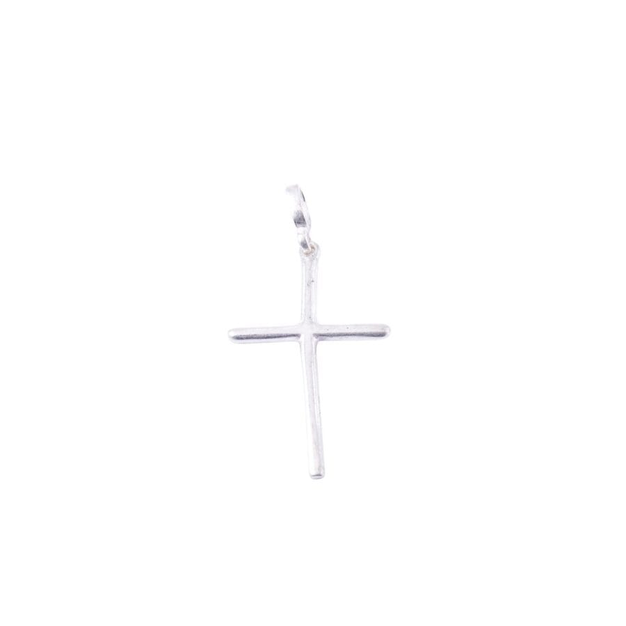 D2124 - DIJE DE PLATA 925 CRUZ COLGANTE GRANDE