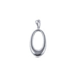 DIJE DE PLATA 925 ÓVALO LARGO - D2355 - Imagen 2
