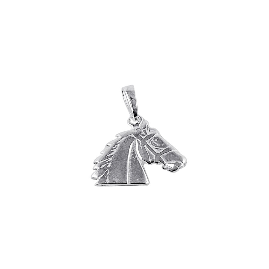 DIJE DE PLATA 925 CABEZA DE CABALLO PEQUEÑA - D245