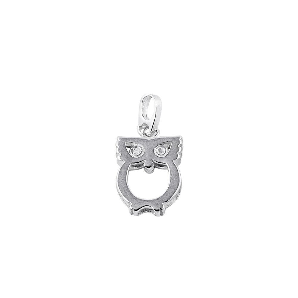 DIJE DE PLATA 925 BÚHO HUECO - D246