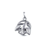 DIJE DE PLATA 925 PALOMA DE LA PAZ CON CIRCULO - D255 - Imagen 2