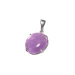 DIJE DE PLATA 925 CÍRCULOS PIEDRA NATURAL - D2696 - Imagen 9