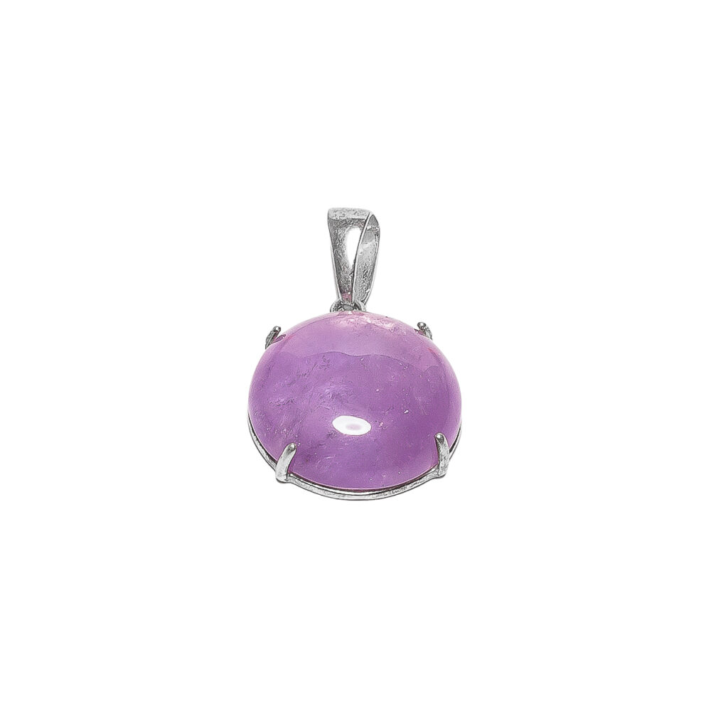 DIJE DE PLATA 925 CÍRCULOS PIEDRA NATURAL - D2696 - Imagen 10