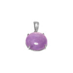 DIJE DE PLATA 925 CÍRCULOS PIEDRA NATURAL - D2696 - Imagen 10