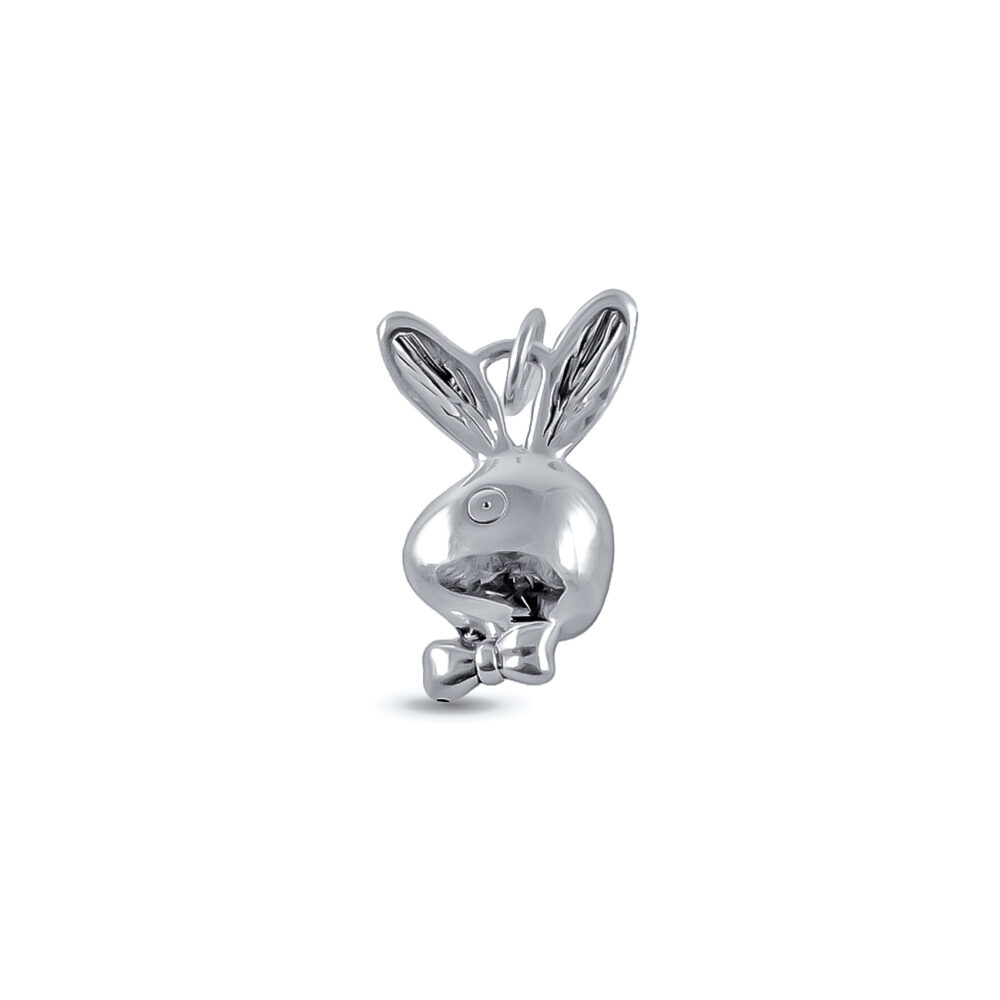 DIJE DE PLATA 925 CONEJO INFLADO PLAYBOY - D2886 - Imagen 2