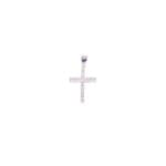 D2900A - DIJE PLATA 925 CRUZ DE ZIRCONIA