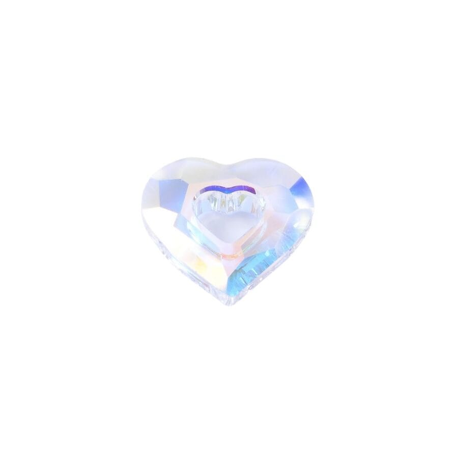 D2909 - DIJE CRISTAL EN FORMA DE CORAZON