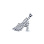 DIJES DE PLATA 925 ZAPATO TACON CON CUBIC CHICO-D2924 - Imagen 2