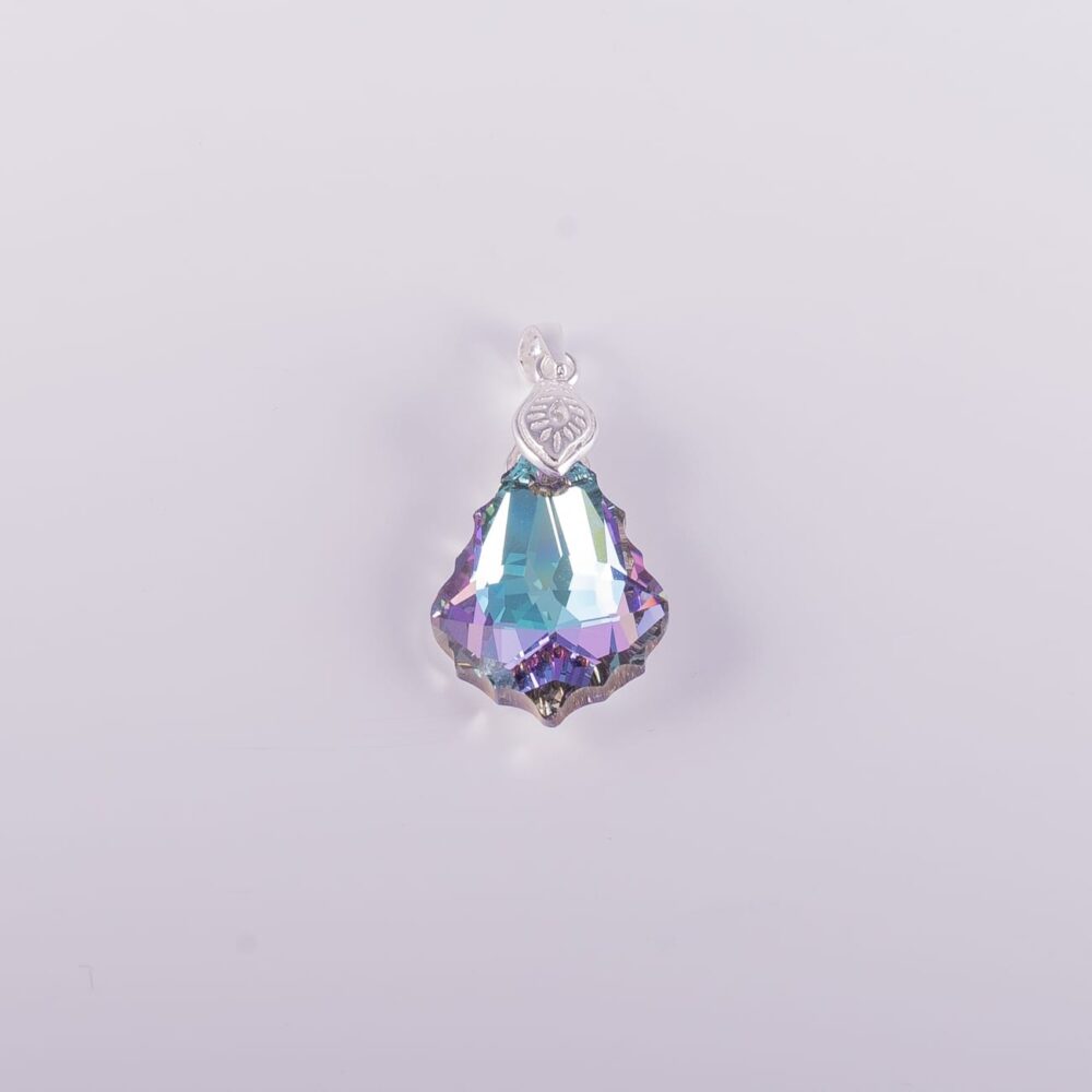 D2925 - DIJE DE PLATA 925 CUBIC CONICO ENGARZADO SUPERIOR - Imagen 2