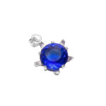 DIJE DE PLATA 925 ZIRCONIA CON ENGARCE DE FLOR - Imagen 7