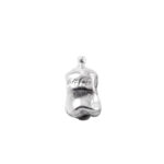 DIJE DE PLATA 925 DONA GLOBITO CON LOGO DE COCA COLA - Imagen 2