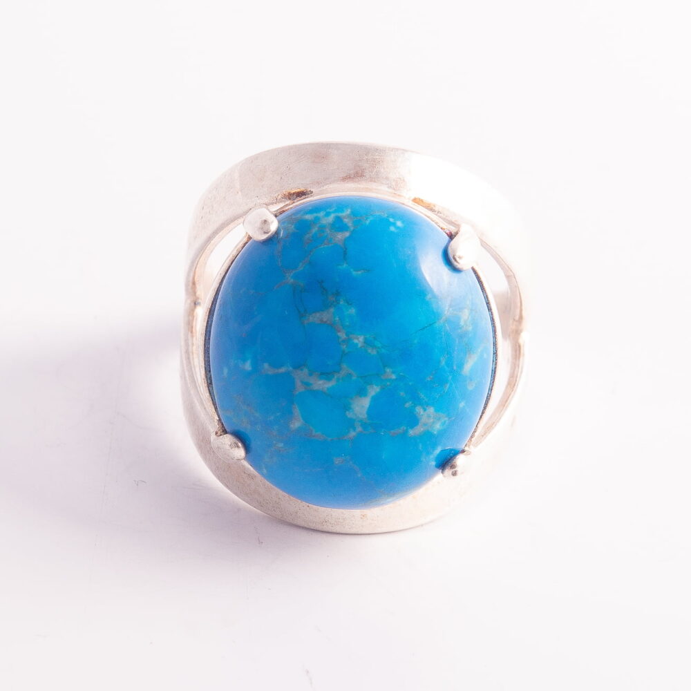 OFF58 - ANILLO DOBLE CON PIEDRA OVALADA - Imagen 3