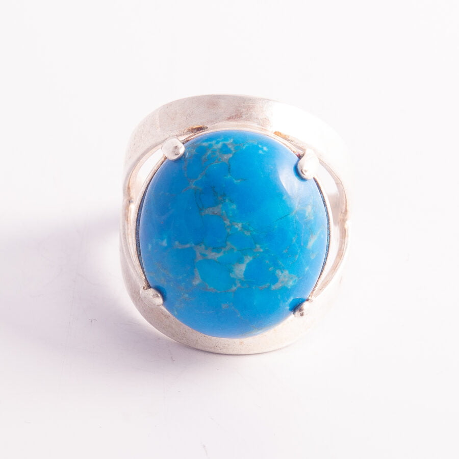 OFF58 - ANILLO DOBLE CON PIEDRA OVALADA - Imagen 3
