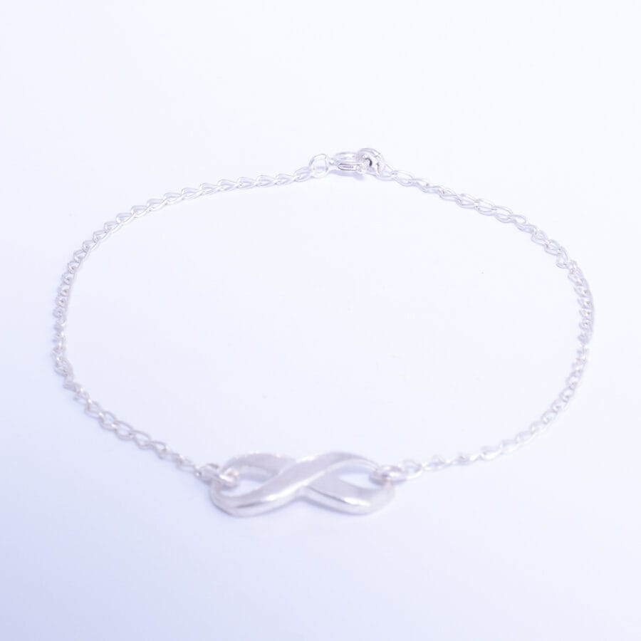 PULSERA DE PLATA 925 INFINITO GRUESO-PL2052 - Imagen 2