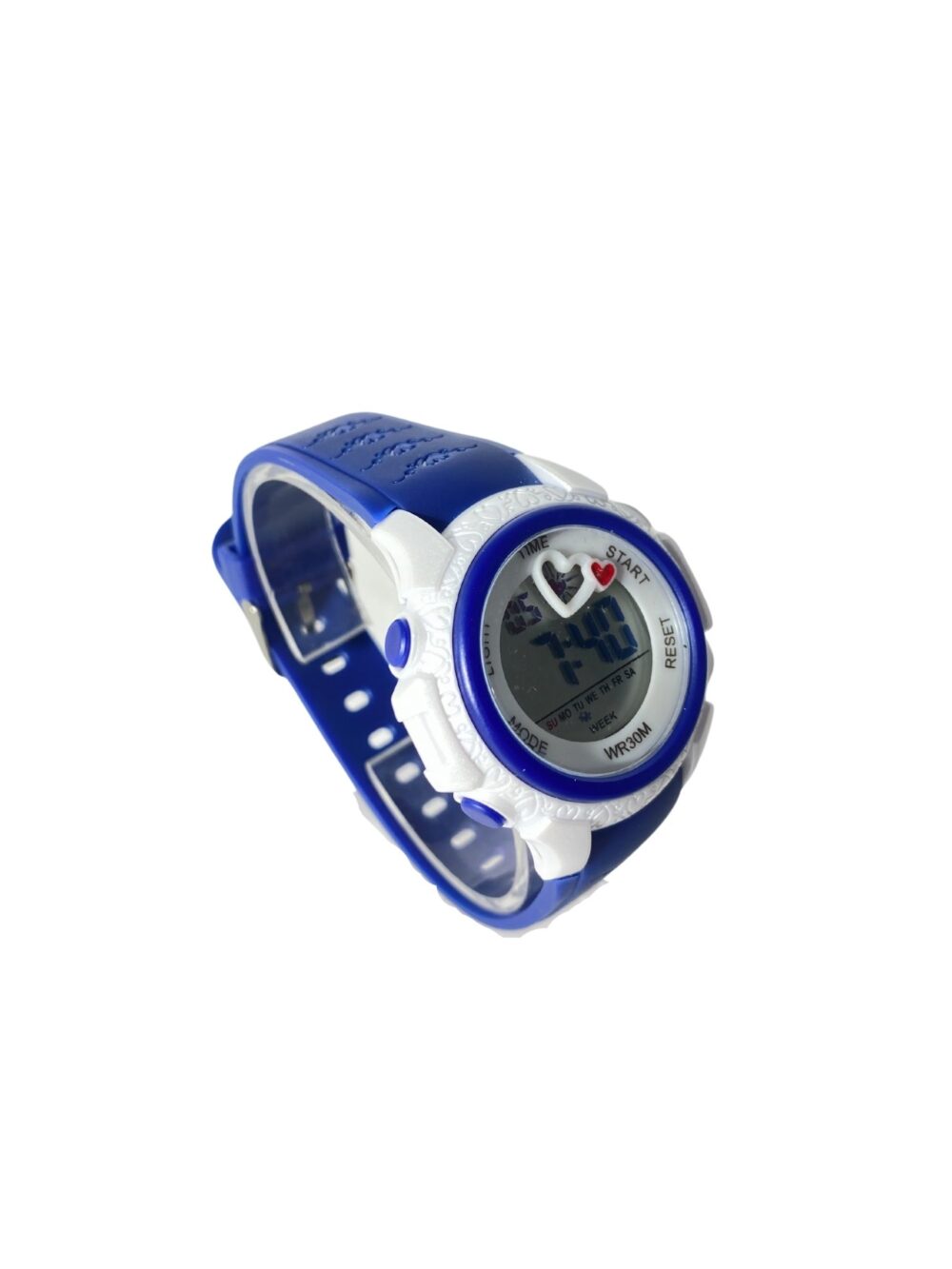 RELOJ TIME AZUL CON DETALLES BLANCOS-RE641 - Imagen 2