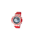 RELOJ TIME ROJO CON DETALLES BLANCOS-RE643 - Imagen 2
