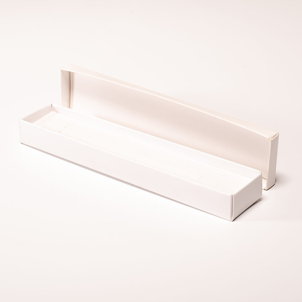 CAJA PARA PULSERA DE CARTON RIGIDA BLANCA MATE - Imagen 2
