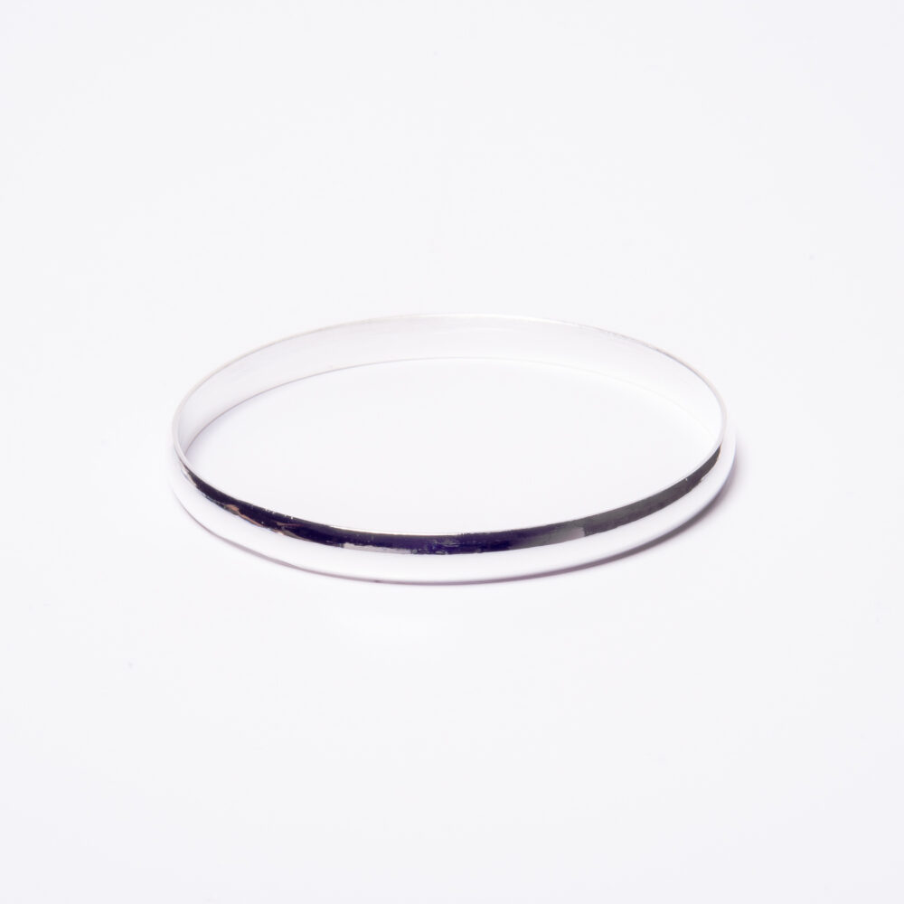PULSERA ESCLAVA DE ACERO BLANCO 64MM-ACEE03
