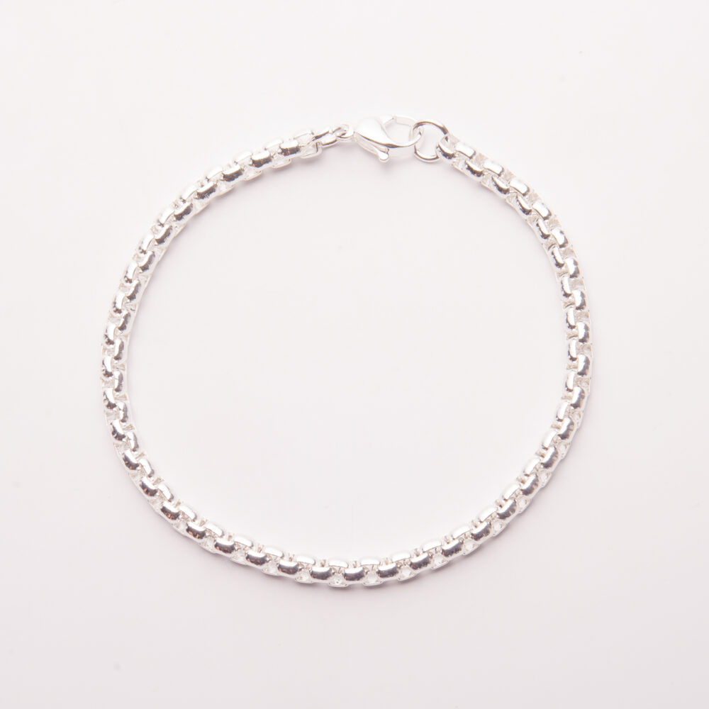 ACEP36-PULSERA DE ACERO CON ESLABONES ENCADENADOS