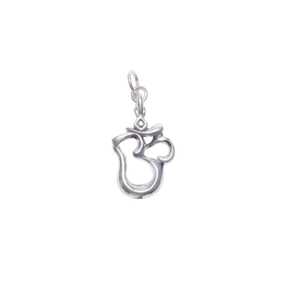 D2527 - DIJES DE PLATA 925 SIMBOLO OM INFLADO