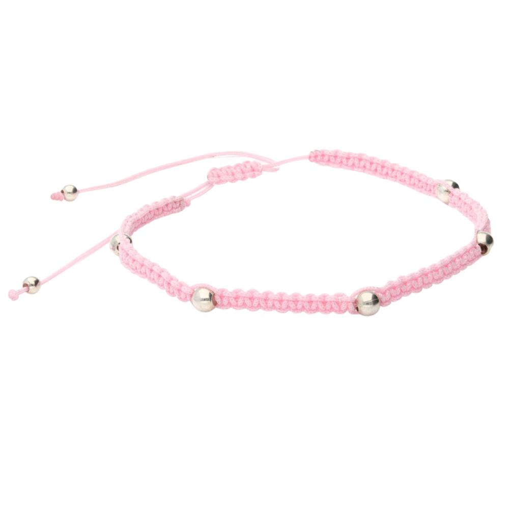 PULSERA MACRAME CON FORMA TRENZADA CON ESFERITAS-PM04H2