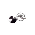 AROS ARGOLLA DE PLATA 925 CON CRISTAL NEGRO - AR36G7 - Imagen 2