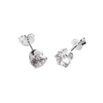 AROS PASANTES DE PLATA 925 + ZIRCONIA ESTILO CORONA - Imagen 2