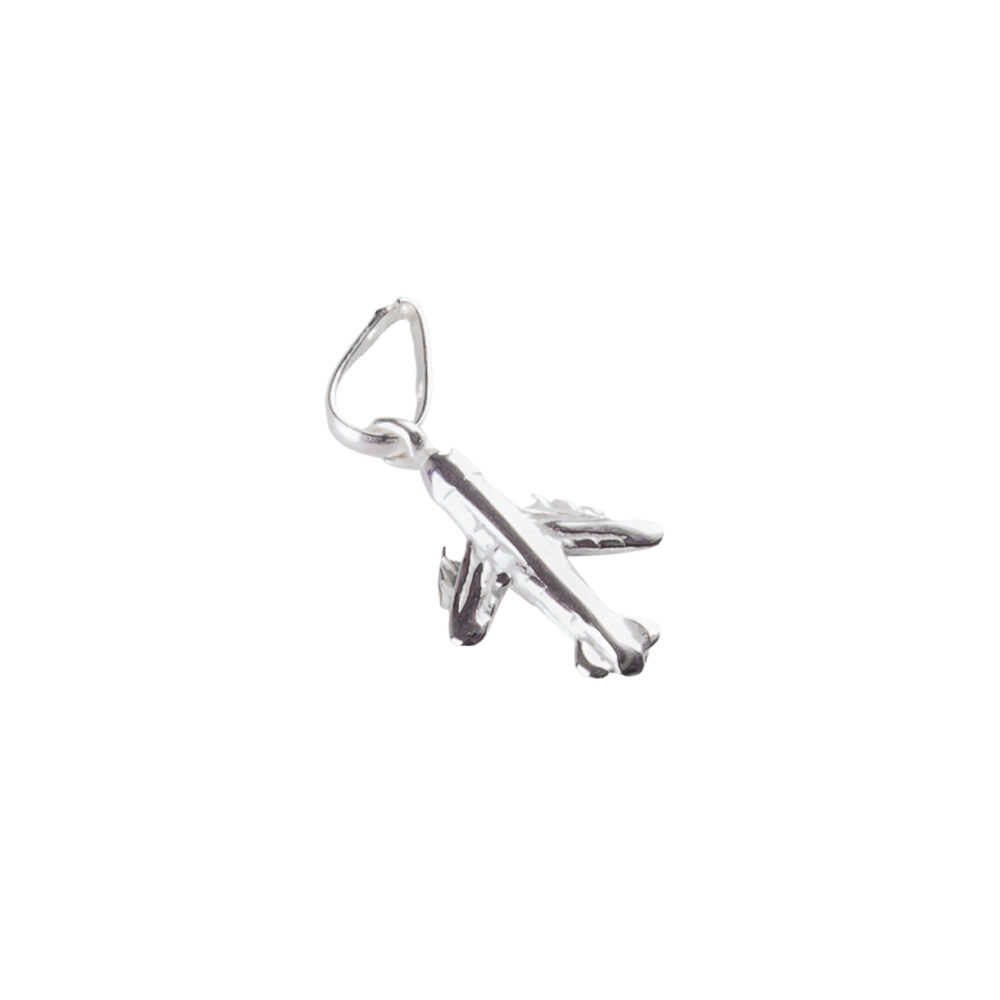 DIJE DE PLATA 925 AVION PEQUEÑO - D693 - Imagen 2