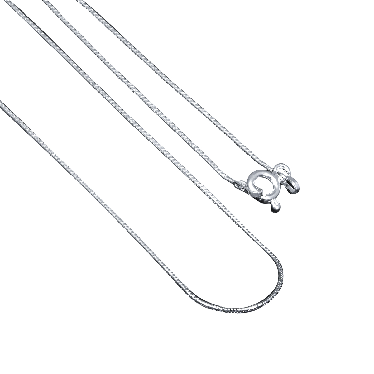 NKlaus Collana In Argento 925 Vero – Catena A Serpente, 50cm, Larghezza 1,60mm, Peso 5,3gr, Prodotta In Germania, Senza Nichel (Modello 5931)