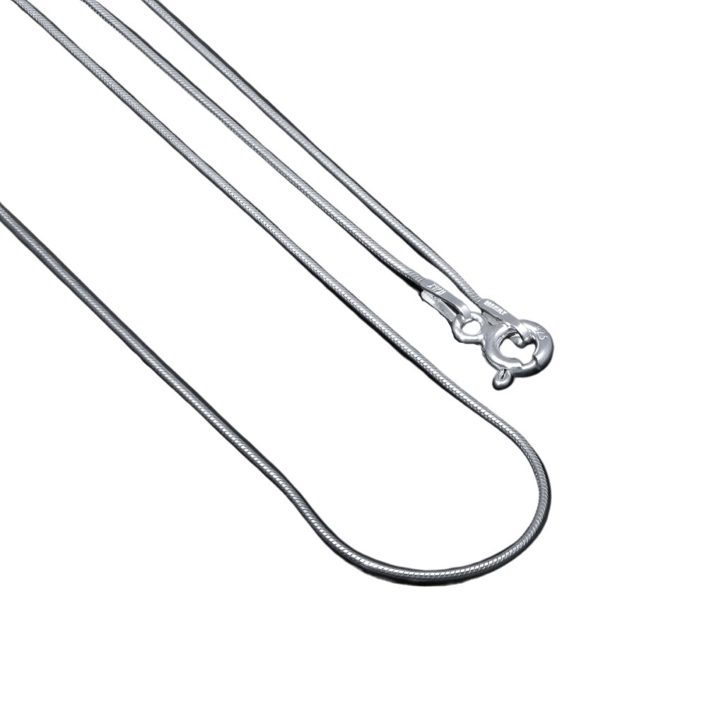 CADENA DE PLATA 925 COLA DE RATA SEMIRIGIDA - C123