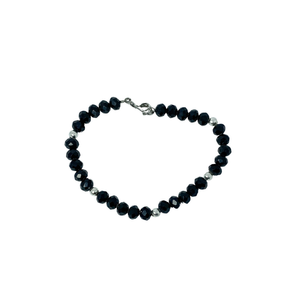 PBIJOU002- PULSERA BIJOU CON CRISTAL DE ROCA NEGRA - Imagen 2