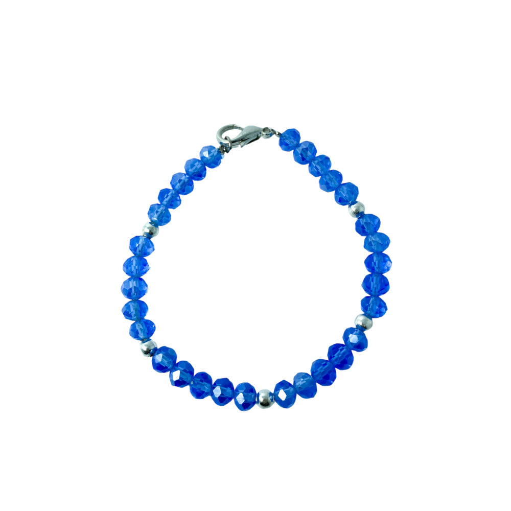 PBIJOU004- PULSERA BIJOU CON CRISTAL DE ROCA AZUL - Imagen 2