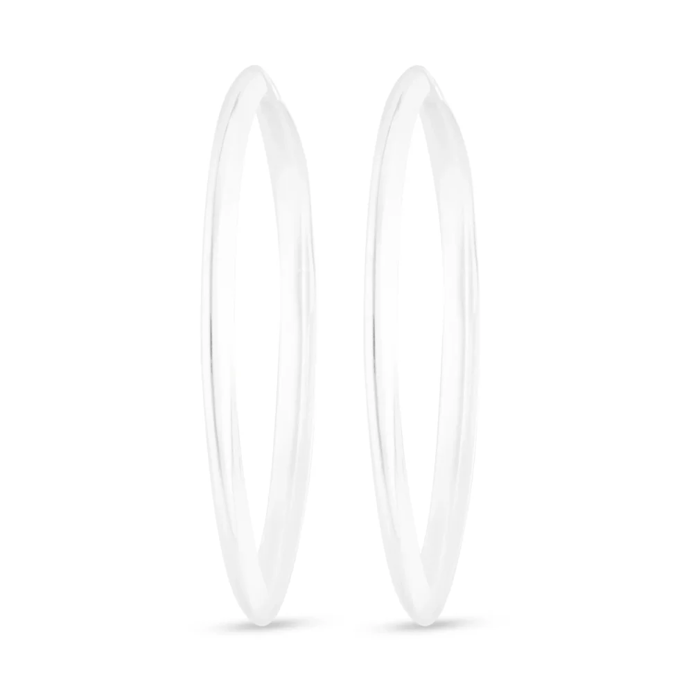 ARGOLLAS DE PLATA 925 LISAS 27MM - ARC302K
