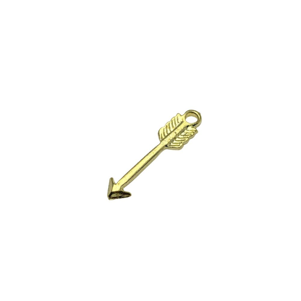 DIJD08 - DIJE DE FUNDICIÓN COLOR DORADO FLECHA