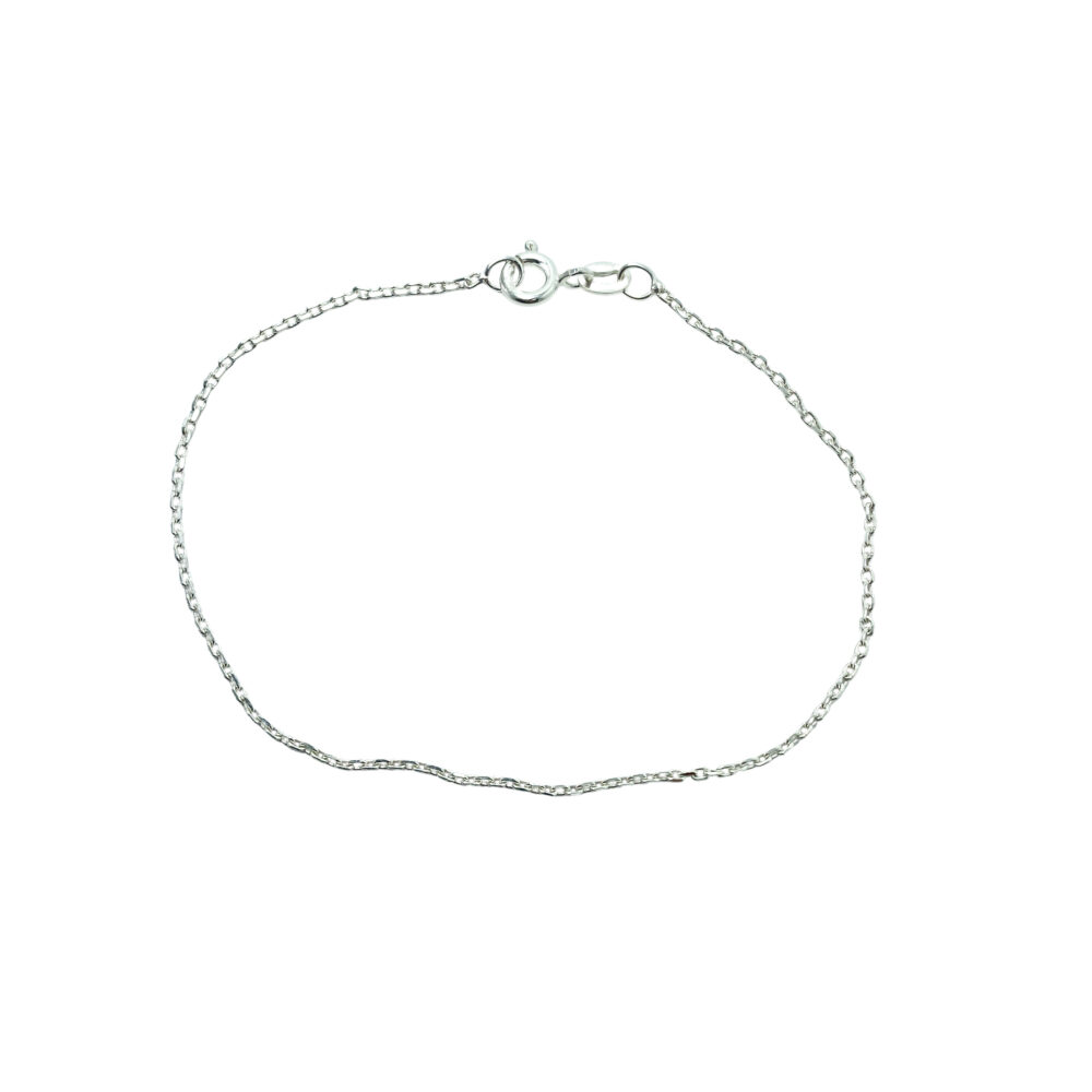 PLC0039AW- PULSERA LISA MINI ROLO PLATA 925