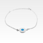 PULSERA DE PLATA 925 OJO TURCO GRANDE-P4300 - Imagen 2
