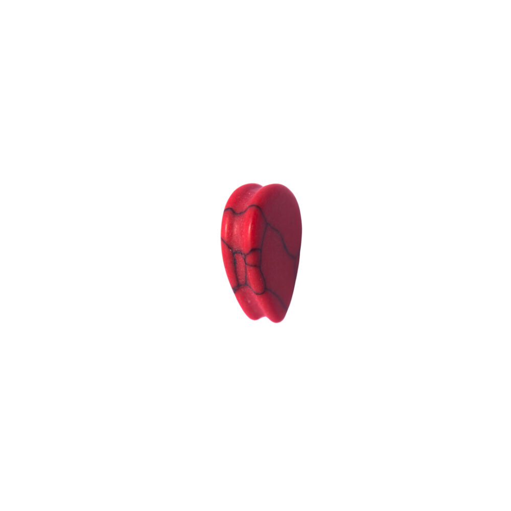 PIEDRA JASPE ROJO EN FORMA DE GOTA- PIEDR43