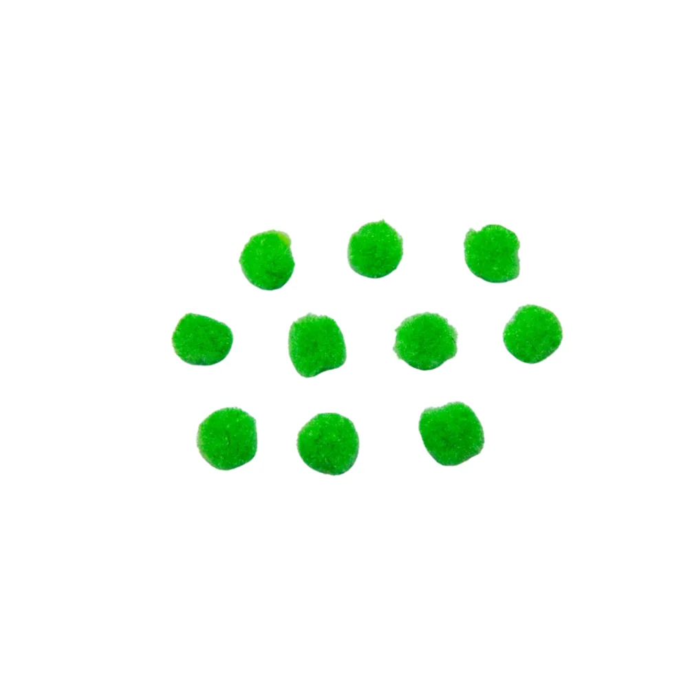 POMPONES VERDES X 10 UNIDADES- POM01