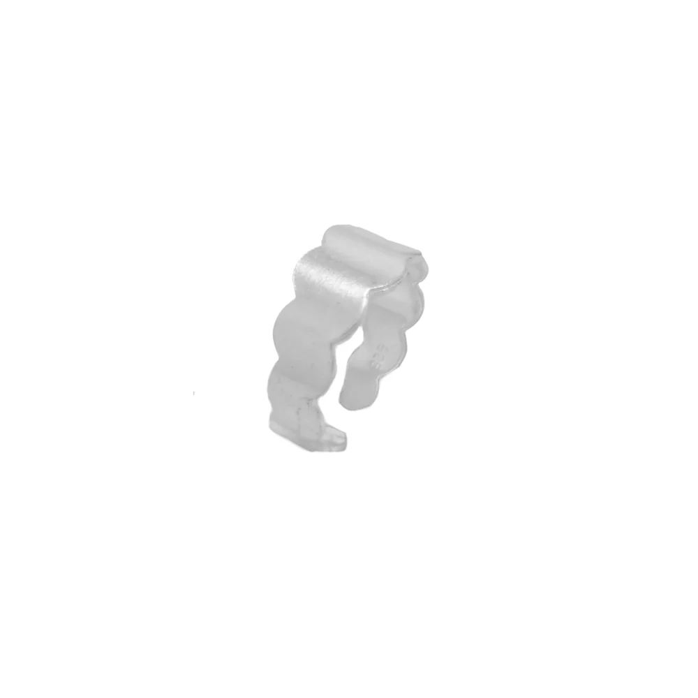ANILLO DE PLATA 925 -ANILLO MIDI LISO CON BORDES CON ONDAS