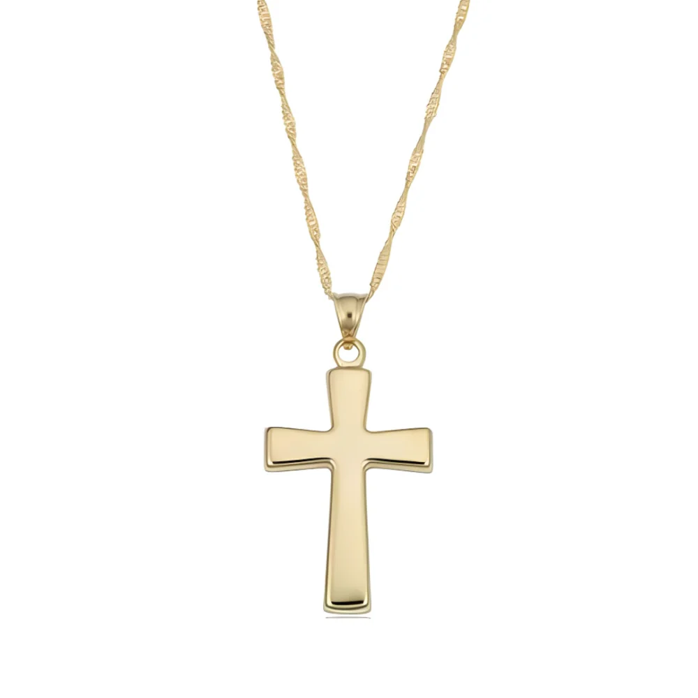 OR14- DIJE CRUZ ORO 18K
