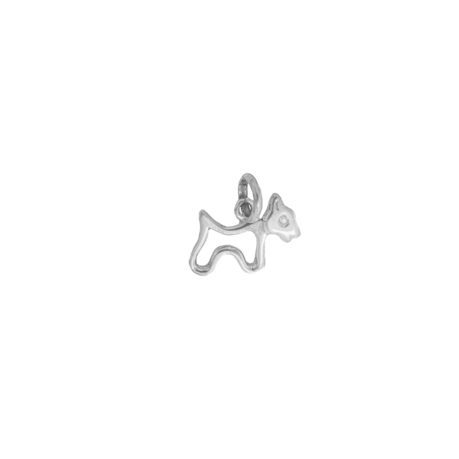 DIJE DE PLATA 925 PERRO- 09B5